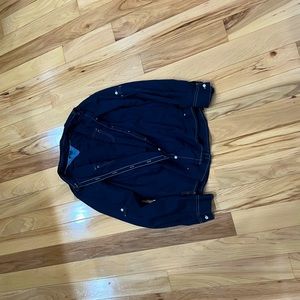 Tommy Hilfiger Navy Blue Button Down